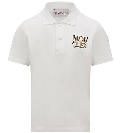 Moncler Polo - Hvid Moncler Polo - Hvid