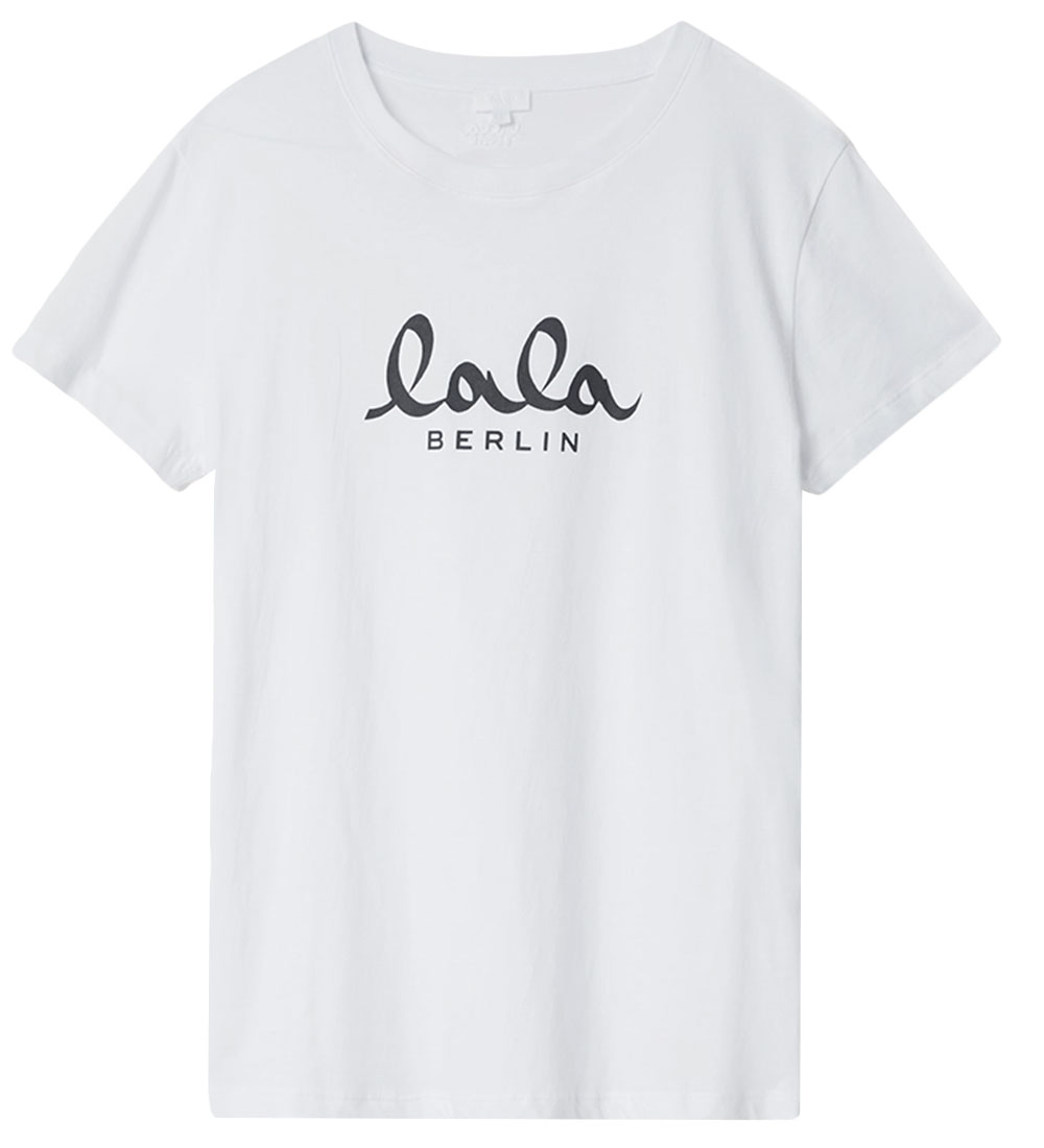 Lala Berlin T-Shirt - Cara - Wit m. Zwart - Lala Berlin - M - Medium - T-Shirts