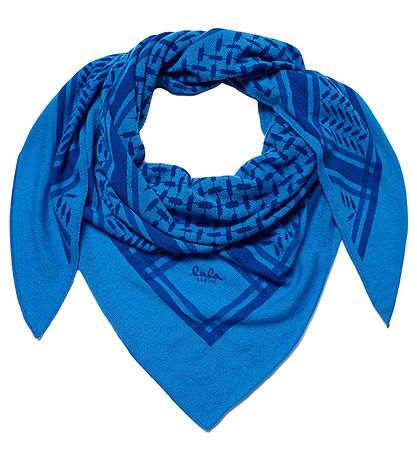 Lala Berlin Tørklæde - Triangle Trinity Classic M - Blå Lala Berlin Tørklæde - Triangle Trinity Classic M - Blå