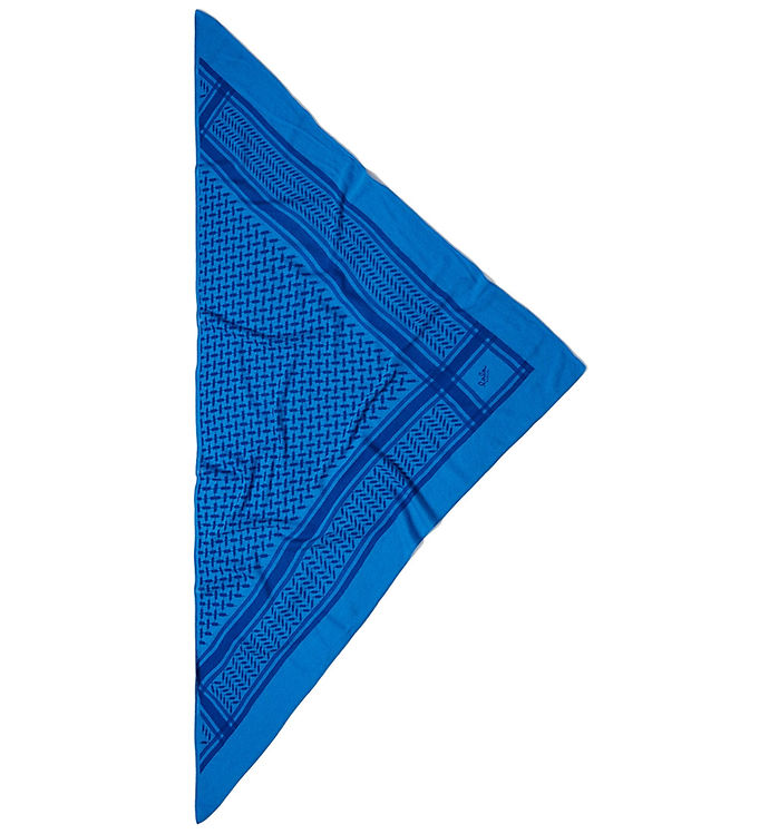 Lala Berlin Tørklæde - Triangle Trinity Classic M - Blå