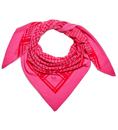 Lala Berlin Tørklæde - Triangle Trinity Classic M - Pink