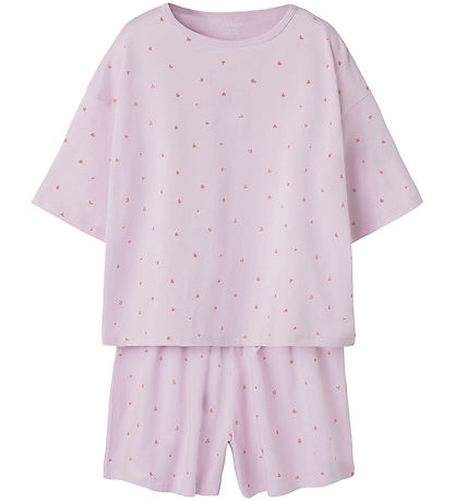 Name It Nattøj - 2-Delt - NkfNightset - Winsome Orchid m. Hjerte Name It Nattøj - 2-Delt - NkfNightset - Winsome Orchid m. Hjerte