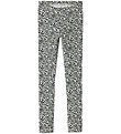 Name it Leggings - NkfVivian - Light Grey Melange/Leo