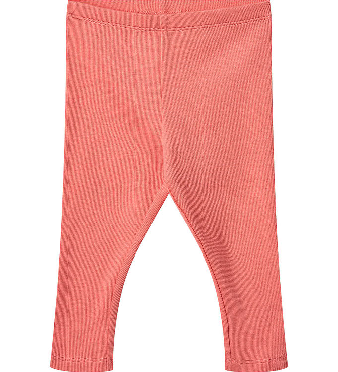 Wheat Leggings - Rib - Maddy - Light Coral