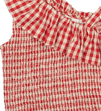 The New Top - TnNally - Poppy Red Check