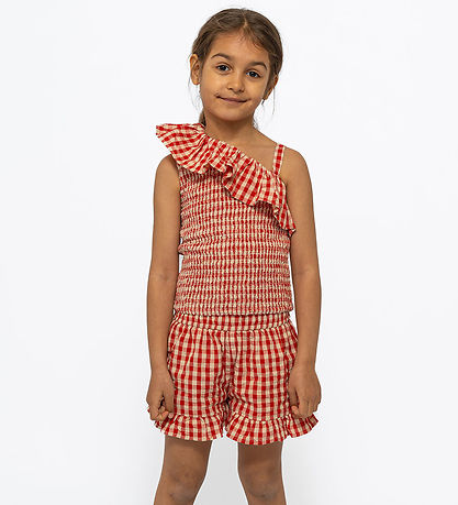 The New Top - TnNally - Poppy Red Check