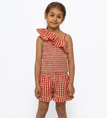 The New Shorts - TnNally - Poppy Red Check The New Shorts - TnNally - Poppy Red Check