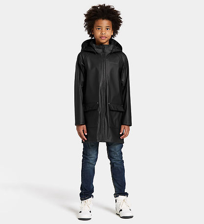 Didriksons Regnjakke - PU - Giga - Sort Didriksons Regnjakke - PU - Giga - Sort