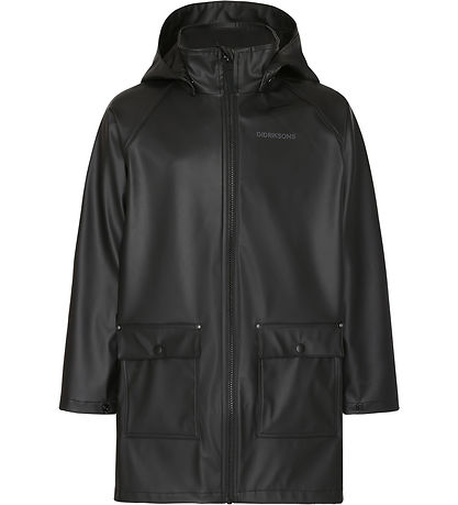 Didriksons Regnjakke - PU - Giga - Sort Didriksons Regnjakke - PU - Giga - Sort