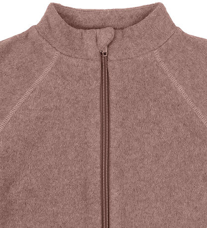 Mikk-Line Fleecejakke - Burlwood Melange
