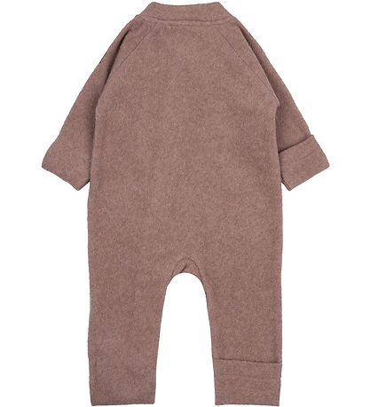 Mikk-Line Fleecedragt - Burlwood Melange