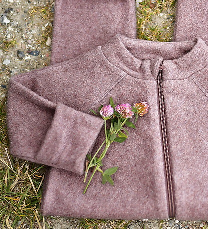 Mikk-Line Fleecedragt - Burlwood Melange