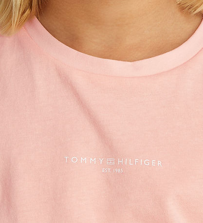 Tommy Hilfiger T-shirt - Mini Corp - Coral Ice Tommy Hilfiger T-shirt - Mini Corp - Coral Ice
