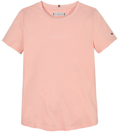 Tommy Hilfiger T-shirt - Mini Corp - Coral Ice Tommy Hilfiger T-shirt - Mini Corp - Coral Ice