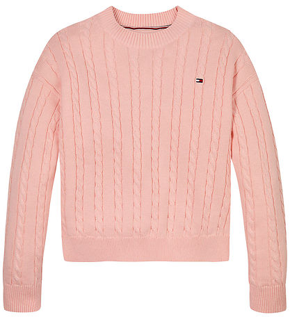 Tommy Hilfiger Bluse - Strik - Coral Ice Tommy Hilfiger Bluse - Strik - Coral Ice