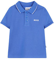 BOSS Polo - Piqué - Blå BOSS Polo - Piqué - Blå