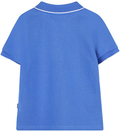 BOSS Polo - Piqué - Blå BOSS Polo - Piqué - Blå