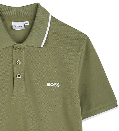 BOSS Polo - Pique - Dark Green