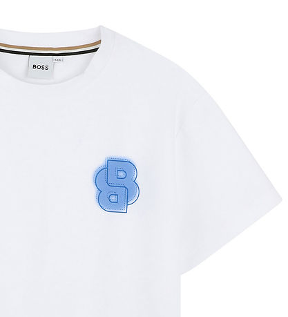 BOSS T-shirt - Hvid m. Print BOSS T-shirt - Hvid m. Print