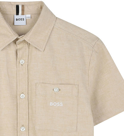 BOSS Skjorte - Stone BOSS Skjorte - Stone