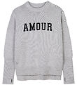 Zadig & Voltaire Bluse - Strik - Malta - Gråmeleret m. Sort