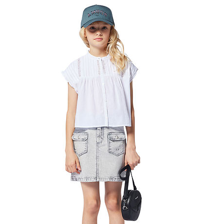 Zadig & Voltaire Skjorte k/æ - Gisele - Hvid Zadig & Voltaire Skjorte k/æ - Gisele - Hvid