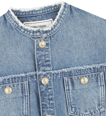 Zadig & Voltaire Denimvest - Kaely - Double Stone