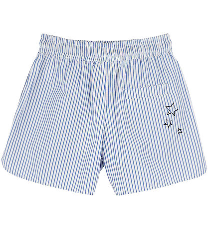 Zadig & Voltaire Shorts - Nicky - Electric Blue/Hvidstriber