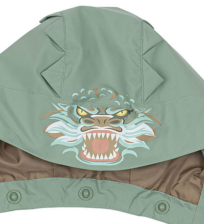 Mikk-Line Lightweight Jacket - Green Bay w. Dragon