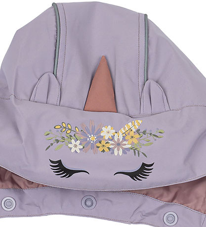 Mikk-Line Sommerjakke - Lavender Aura m. Enhjørning