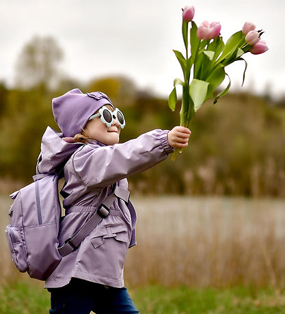 Mikk-Line Sommerjakke - Lavender Aura m. Enhjørning
