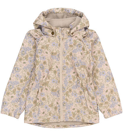 Mikk-Line Softshelljakke m. Fleece - Recycled - Doeskin m. Bloms Mikk-Line Softshelljakke m. Fleece - Recycled - Doeskin m. Bloms
