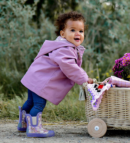 Mikk-Line Gummistøvler - Kort AOP - Dusk