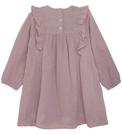 Minymo Kjole - Elderberry m. Broderi Minymo Kjole - Elderberry m. Broderi