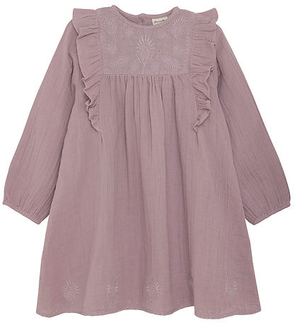 Minymo Kjole - Elderberry m. Broderi Minymo Kjole - Elderberry m. Broderi