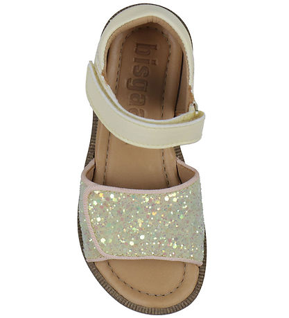 Bisgaard Sandaler - Aida - Yellow Glitter