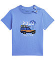 Polo Ralph Lauren T-shirt - Blå m. Print Polo Ralph Lauren T-shirt - Blå m. Print