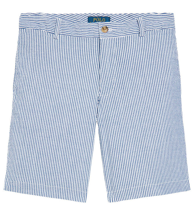 Polo Ralph Lauren Shorts - Preppy - Blå/Hvidstribet