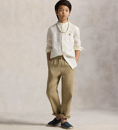 Polo Ralph Lauren Bukser - Hør - Surrey Tan Polo Ralph Lauren Bukser - Hør - Surrey Tan