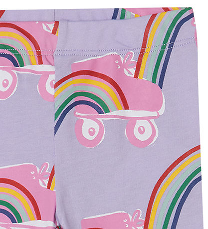 Stella McCartney Kids Leggings - Lilla m. Rulleskøjter Stella McCartney Kids Leggings - Lilla m. Rulleskøjter