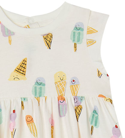 Stella McCartney Kids Kjole - Hvid m. Is Stella McCartney Kids Kjole - Hvid m. Is