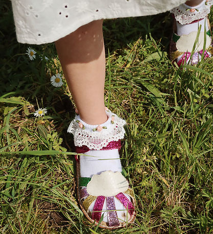 Konges Sløjd Sandaler - Rainbow - Flamingo Plume Konges Sløjd Sandaler - Rainbow - Flamingo Plume