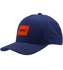 HUGO Kasket - Medieval Blue m. Rød HUGO Kasket - Medieval Blue m. Rød