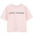 Little Marc Jacobs T-shirt - Rosa m. Sort/Similisten Little Marc Jacobs T-shirt - Rosa m. Sort/Similisten