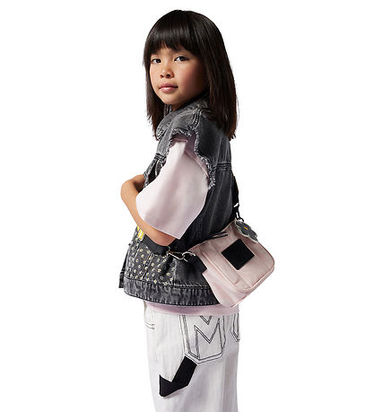 Little Marc Jacobs T-shirt - Rosa/Sort m. Blomst Little Marc Jacobs T-shirt - Rosa/Sort m. Blomst