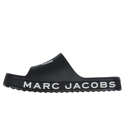Little Marc Jacobs Badesandaler - Sort m. Logo