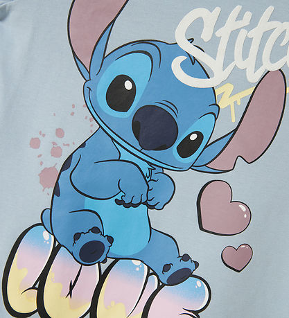 Name It Bluse - Stitch - NmfJensina - Subdued Blue