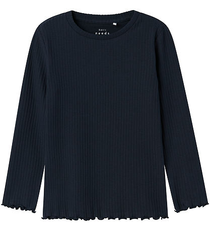 Name It Blússa - Rib - NmfVemma - Dark Safír/Solid