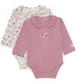 Fixoni Bodysuit l/s - 2-Pack - Eggnog