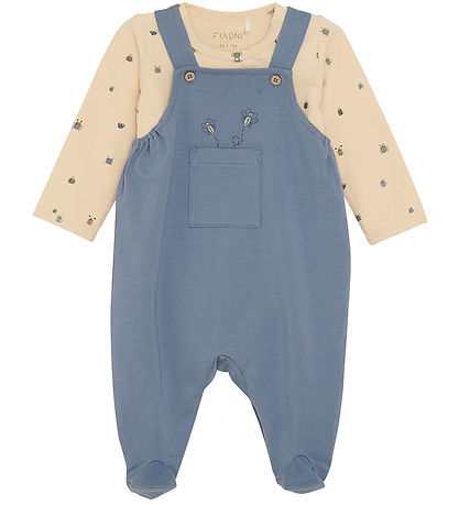 Fixoni Sparkedragt m. Body l/æ - Flint Stone